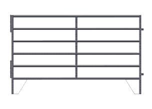 Chaparral Gate Panels with J-Legs