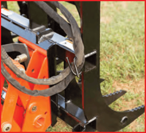 333 Standard Duty Grapple Rake Tractor Mount - Image 2