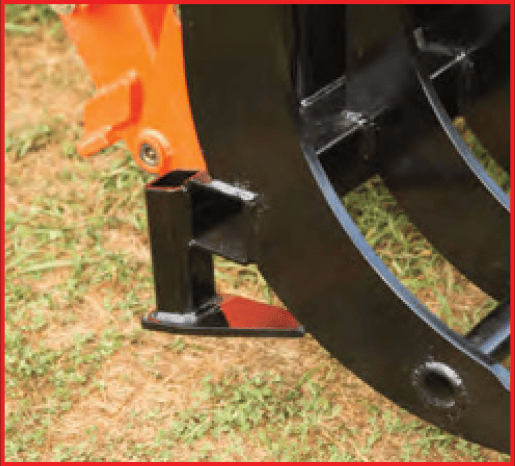 333 Standard Duty Grapple Rake Tractor Mount - Image 3